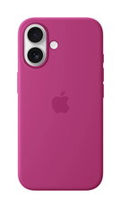 iPhone 16 Silicone Case / MagSafe - Fuchsia