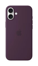 iPhone 16 Plus Silicone Case / MagSafe - Plum