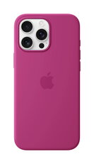iPhone 16 Pro Max Silicone Case / MagSafe - Fuchsia