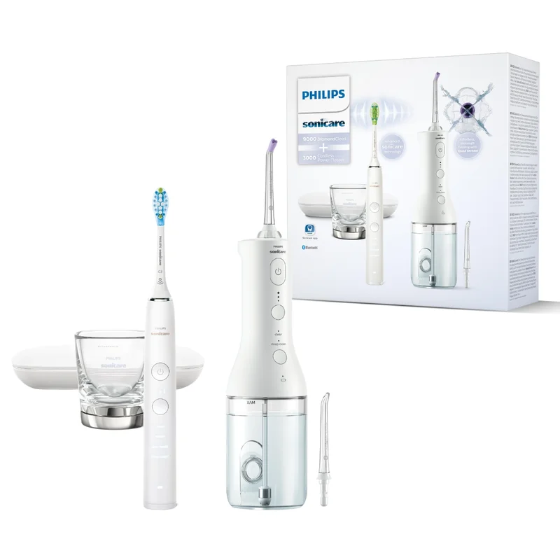 Product Image for Philips DiamondClean series 9000 sonisk eltandborste / Power Flosser HX3886/41 - Eltandborste | Webhallen