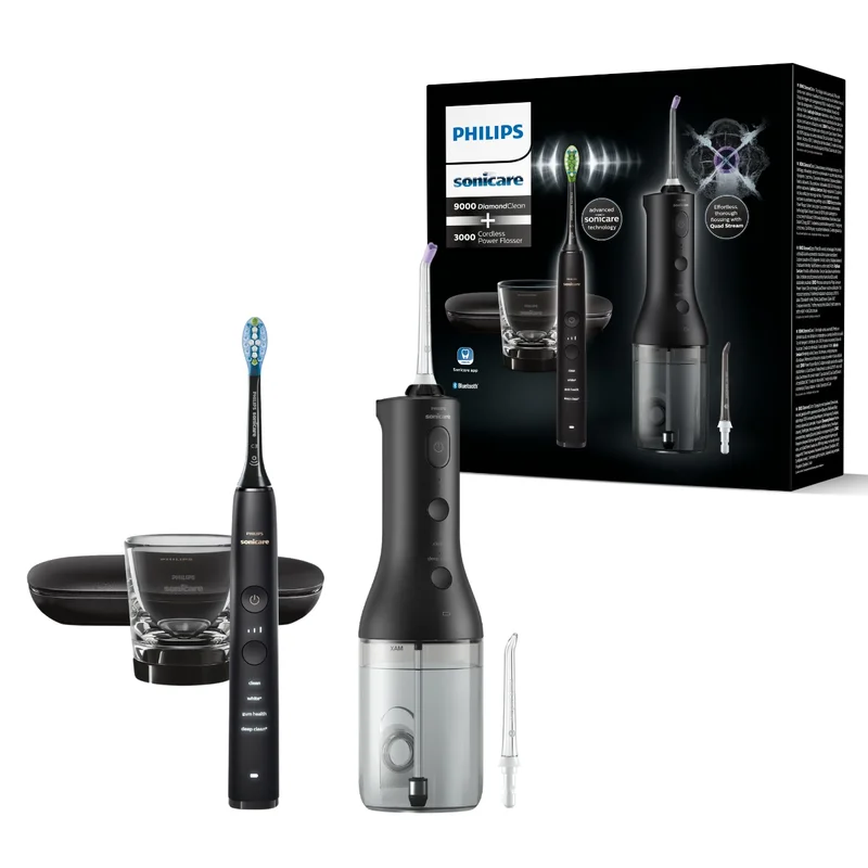 Product Image for Philips DiamondClean series 9000 sonisk eltandborste / Power Flosser HX3886/43 - Eltandborste | Webhallen