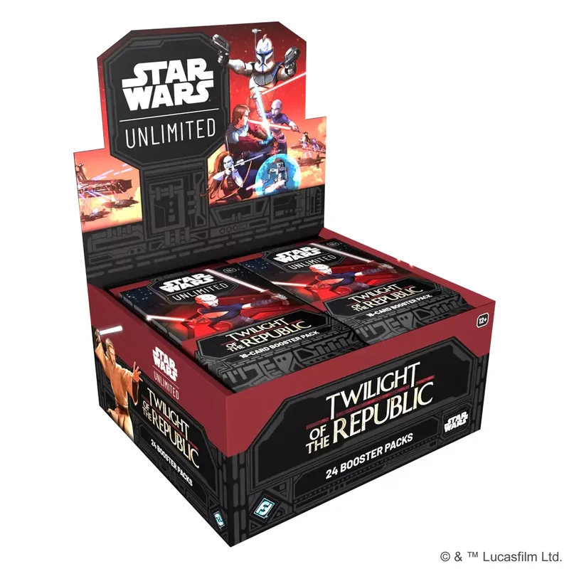 Product Image for Star Wars Unlimited Twilight of the Republic Display (24 boosters) - Samlarkortspel - Star Wars Unlimited | Webhallen
