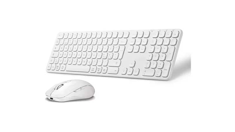 Product Image for Andersson WSK-M3000 Wireless Keyboard and Mouse Kit 2.4G+BT - Vit - Standard | Webhallen