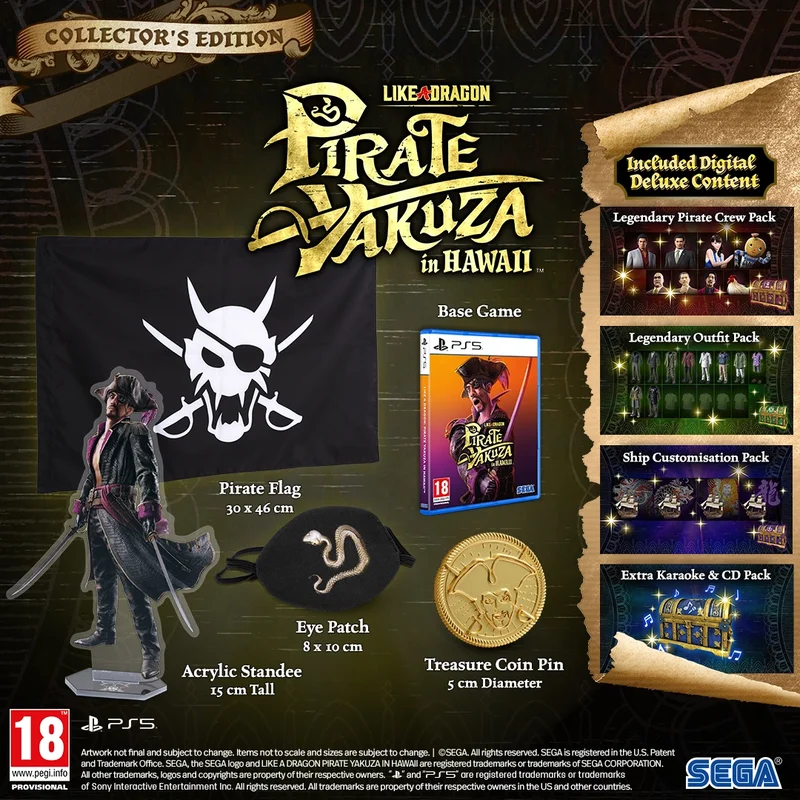 Product Image for Like a Dragon: Pirate Yakuza in Hawaii - Collectors Edition (PS5) - Actionspel | Webhallen