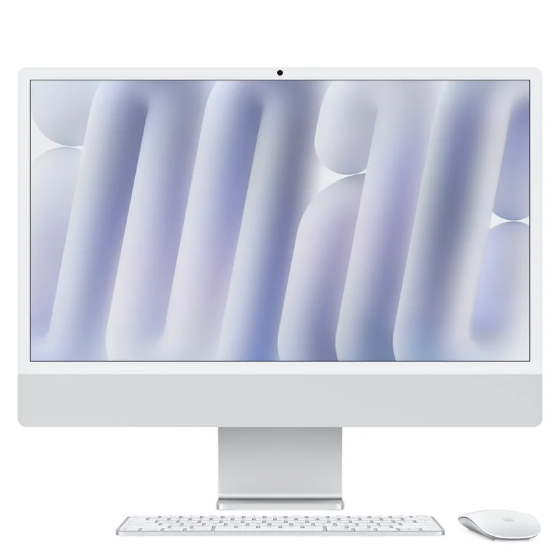 Product Image for Apple 24" iMac / Retina 4.5K / Apple M4 chip / 10-core CPU / 10-core GPU / 24GB / 512GB SSD - Silver - iMac | Webhallen