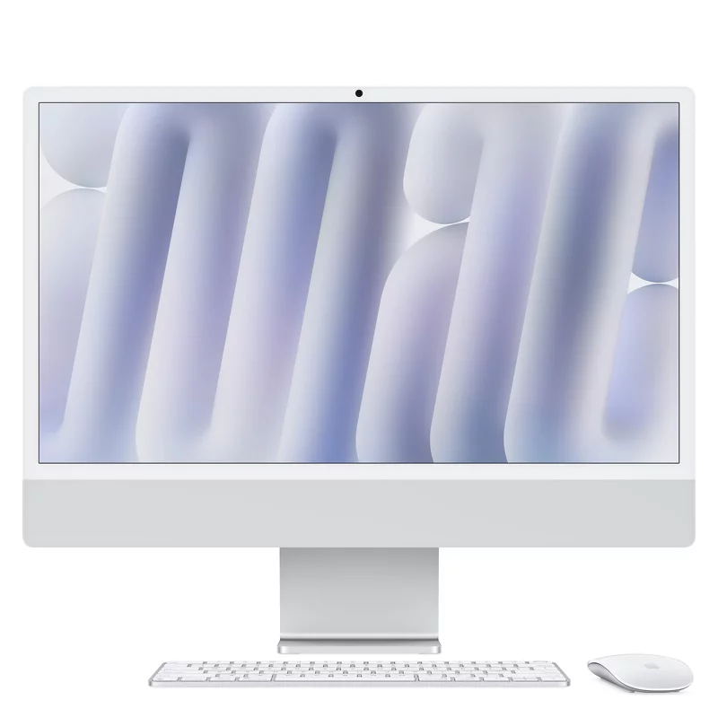 Product Image for Apple 24" iMac / Retina 4.5K / Apple M4 chip / 10-core CPU / 10-core GPU / 16GB / 256GB SSD - Silver