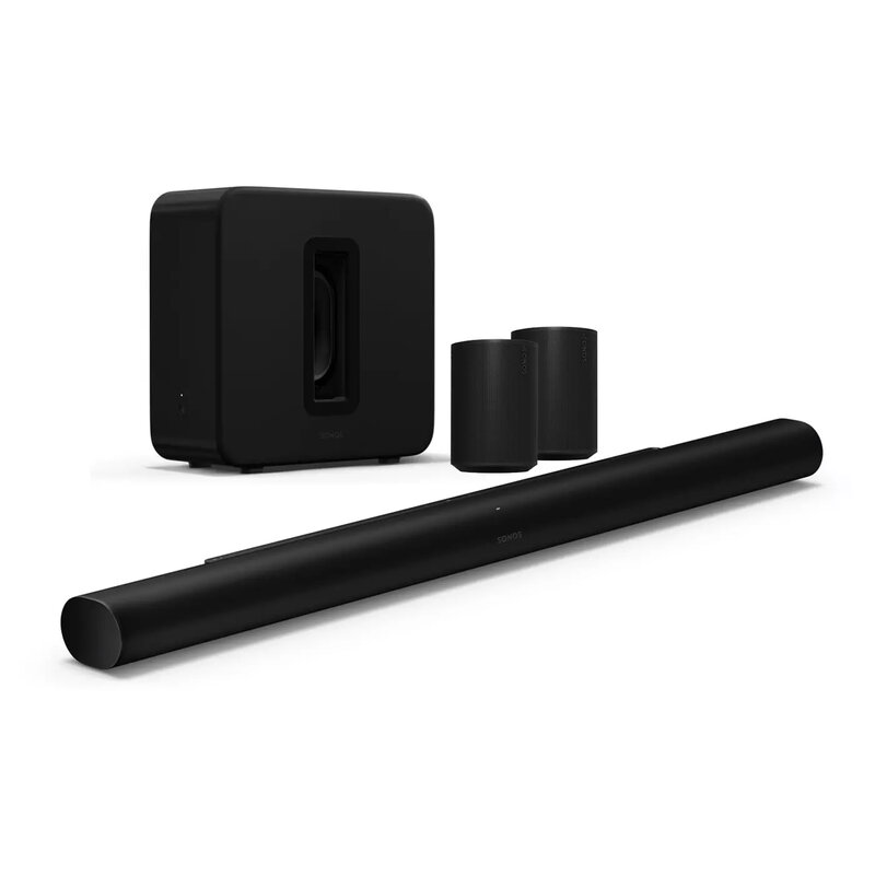 Sonos Arc Ultra + Sub4 + 2 x Era 100 - Svart