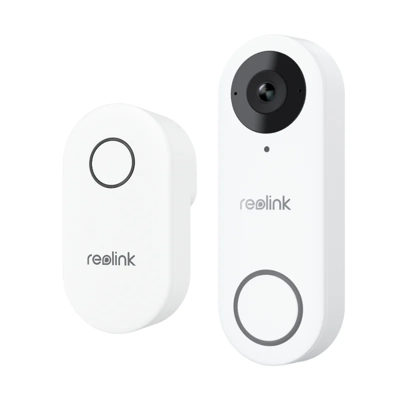 Product Image for Reolink Smart 2K+ Wired WiFi Video Doorbell med Chime - Vit - Nätverkskamera | Webhallen