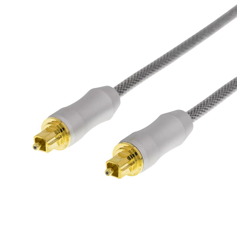 Deltaco High End Toslink Cable optical cable digital audio 5m - Silver