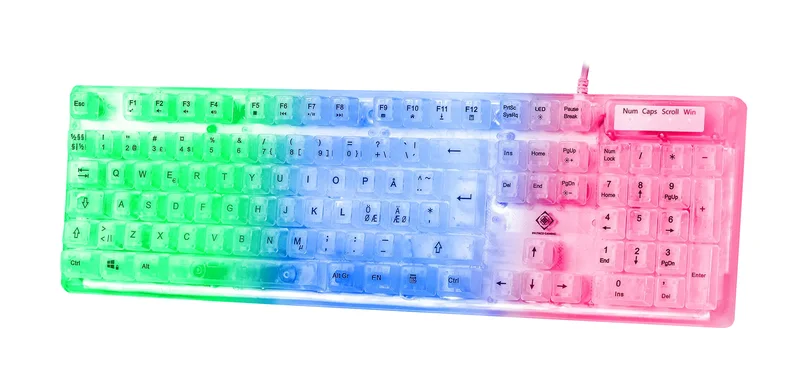 Product Image for Deltaco DK250 Membrane keyboard - Gamingtangentbord | Webhallen
