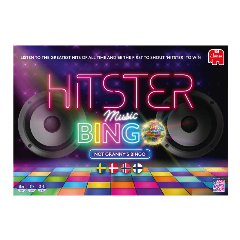 Product Image for Brädspel - Hitster Bingo Nordic - Sällskapsspel | Webhallen