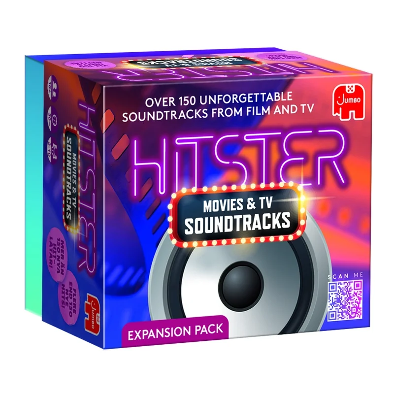 Product Image for Brädspel - Hitster Movies & TV Soundtracks Expansion Nordic - Sällskapsspel | Webhallen