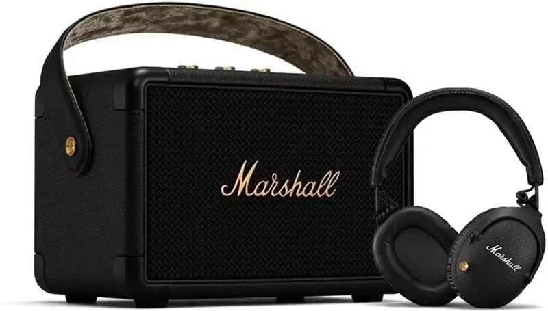 Product Image for Marshall Kilburn II - Black & Brass + Marshall Monitor II ANC