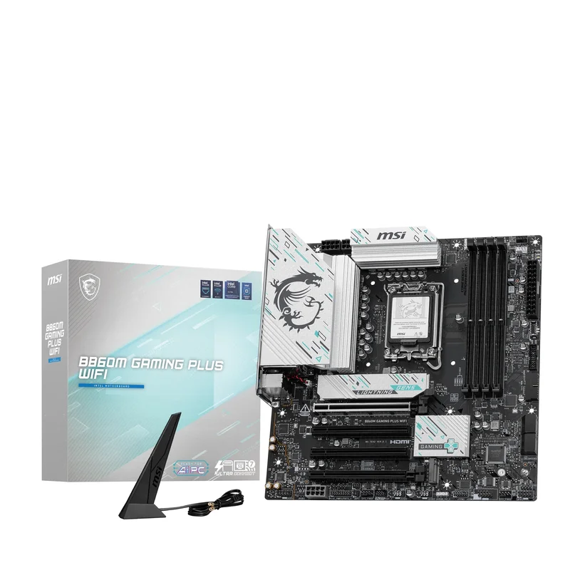 Product Image for MSI B860M GAMING PLUS WIFI - Socket 1851 Arrow Lake | Webhallen