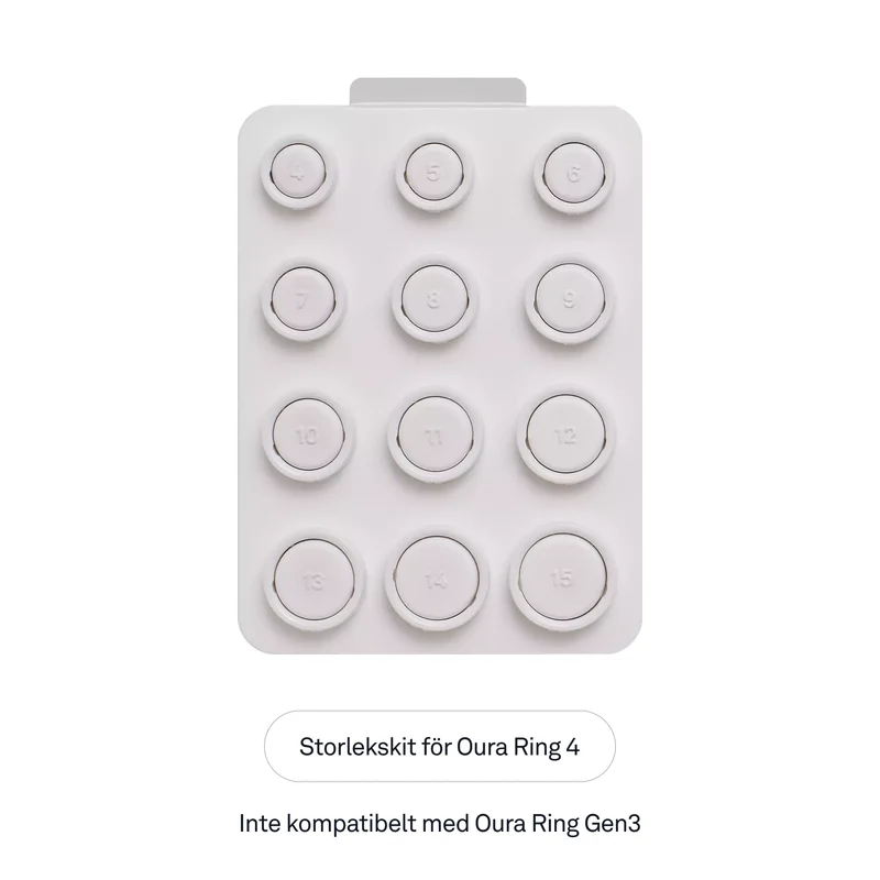 Product Image for Oura Ring 4 Retail Sizing Kit - Aktivitetsring & Smartring | Webhallen