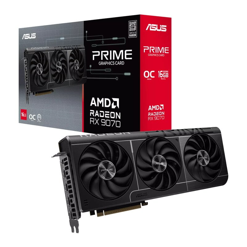 ASUS PRIME Radeon RX 9070 16GB OC