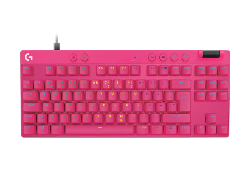 Logitech G - Pro X TKL Rapid - Magenta
