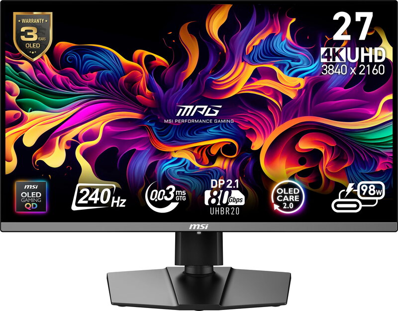 MSI 32" MPG 321URX OLED 4K 240 Hz USB-C
