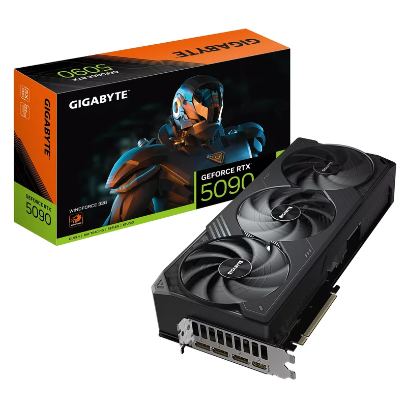 Product Image for Gigabyte GeForce RTX 5090 WINDFORCE 32GB OC - GeForce RTX | Webhallen
