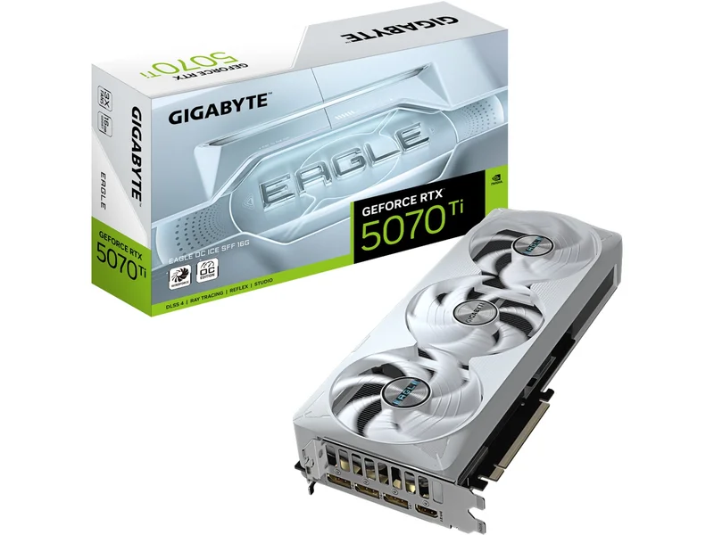 Product Image for Gigabyte GeForce RTX 5070 Ti EAGLE ICE SFF 16GB OC - GeForce RTX | Webhallen