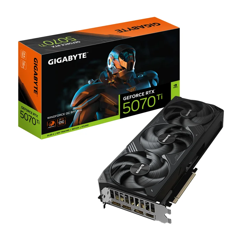 Product Image for Gigabyte GeForce RTX 5070 Ti WINDFORCE SFF 16GB OC - GeForce RTX | Webhallen