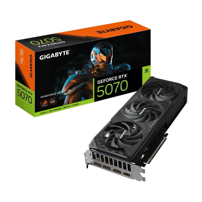 Product Image for Gigabyte GeForce RTX 5070 WINDFORCE 12GB OC - GeForce RTX | Webhallen