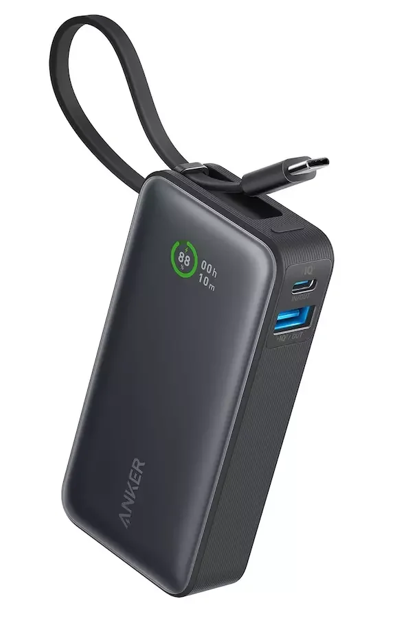 Product Image for Anker Nano Powerbank 10000mAh, PD 30W - Svart - 5000-10 000 mAh | Webhallen