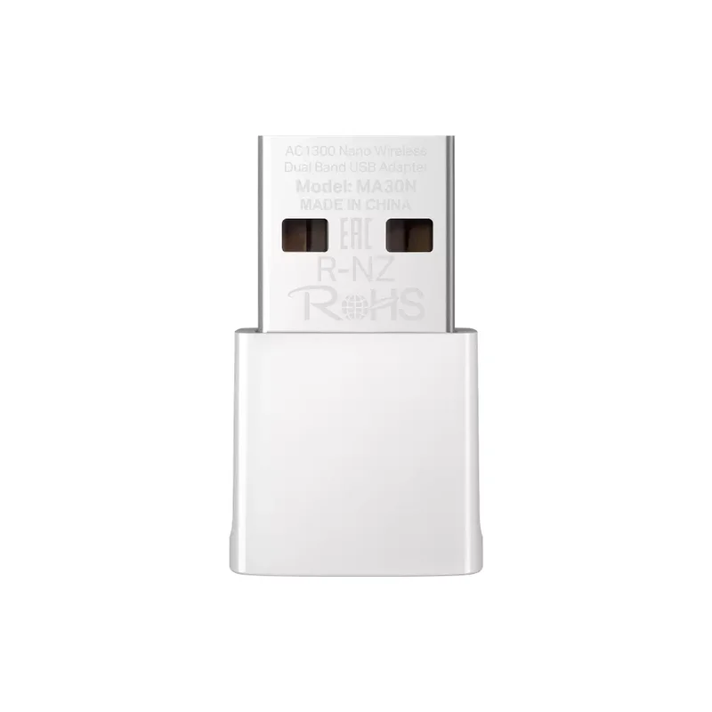 Product Image for Mercusys MA30N / AC1300 Nano Wireless Dual Band USB Adapter