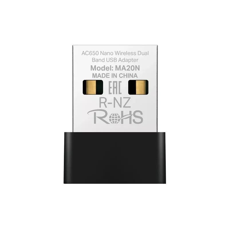Product Image for Mercusys MA20N / AC650 Nano Wireless Dual Band USB Adapter