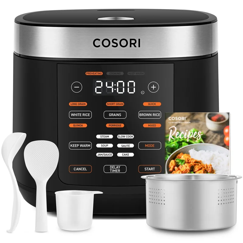 Product Image for Cosori Multicooker 5L - Svart - Slow Cookers | Webhallen