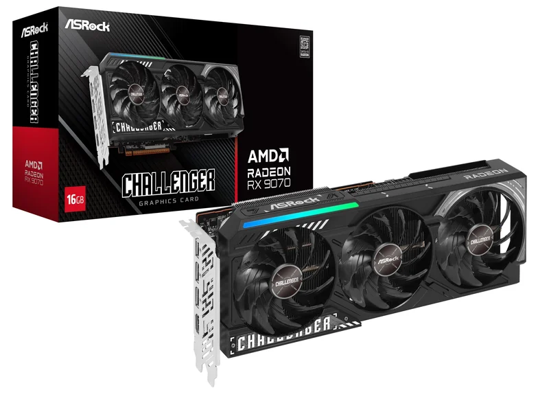 Product Image for ASRock Radeon RX 9070 Challenger 16GB - AMD Radeon | Webhallen