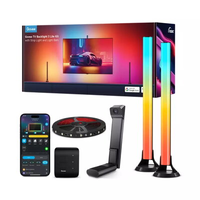 Govee TV Backlight 3 Lite Kit With Strip Light and Light Bar