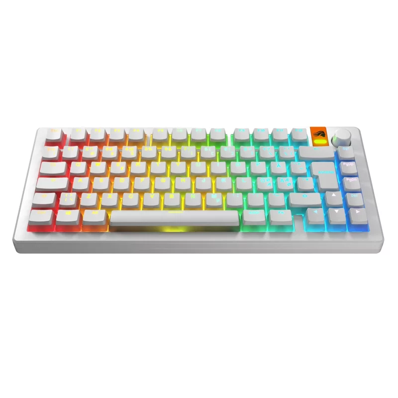 Product Image for Glorious Aura V3 Keycaps White -  Nordic ISO - (131pcs) - Cherry profile