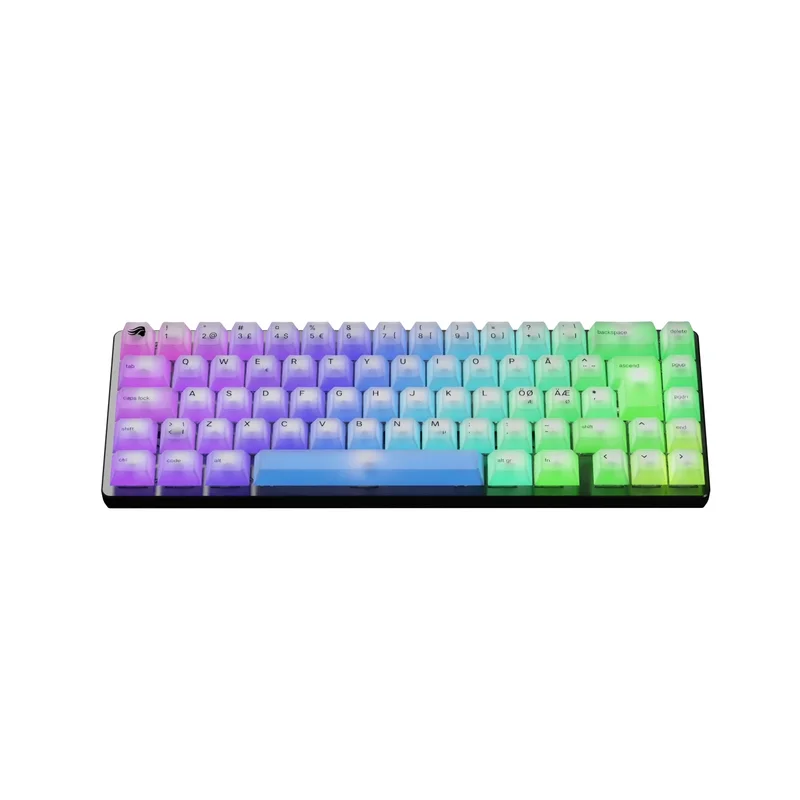 Product Image for Glorious Polychroma V2 RGB Keycaps - Nordic ISO (131 pcs) - Cherry Profile