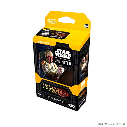Star Wars Unlimited: Jump to Lightspeed Boba Fett Spotlight Deck