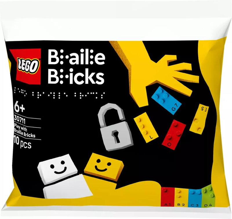 LEGO Braille Bricks Lek med punktskriftsklossar 30711