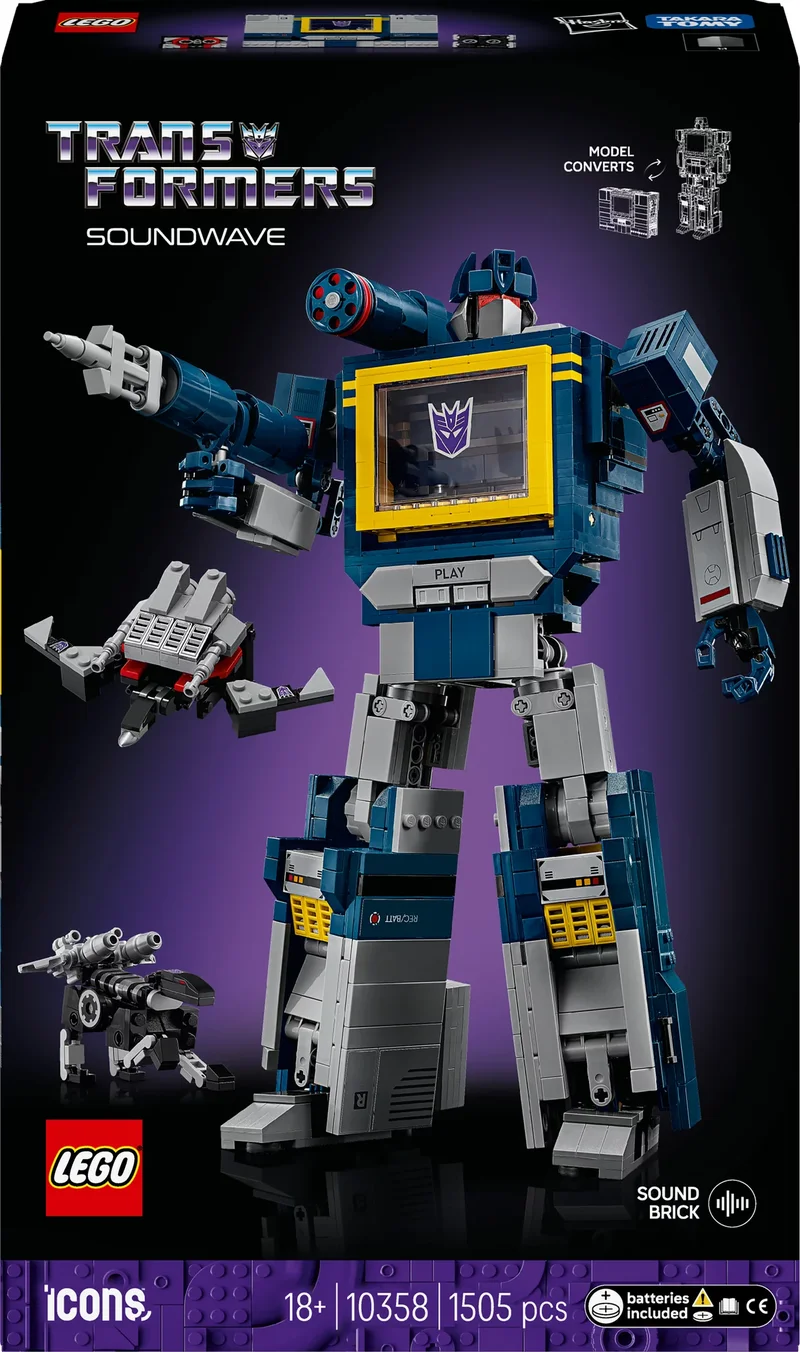 Product Image for LEGO Icons Transformers: Soundwave 10358