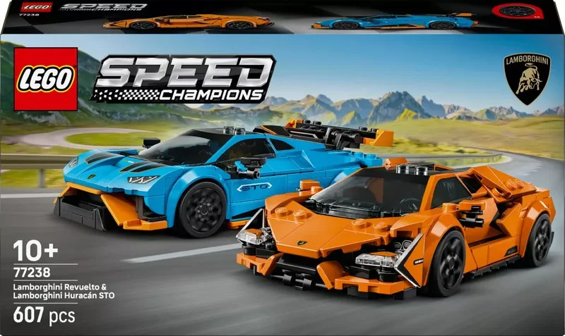 Product Image for LEGO Speed Champions Lamborghini Revuelto & Huracán STO 77238