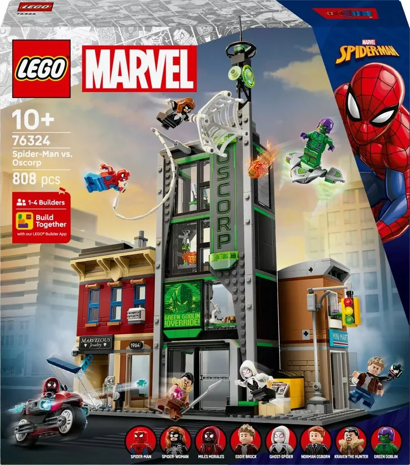 Product Image for LEGO Super Heroes Spider-Man mot Oscorp 76324