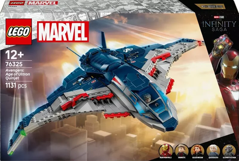 Product Image for LEGO Super Heroes Avengers: Age of Ultron Quinjet 76325