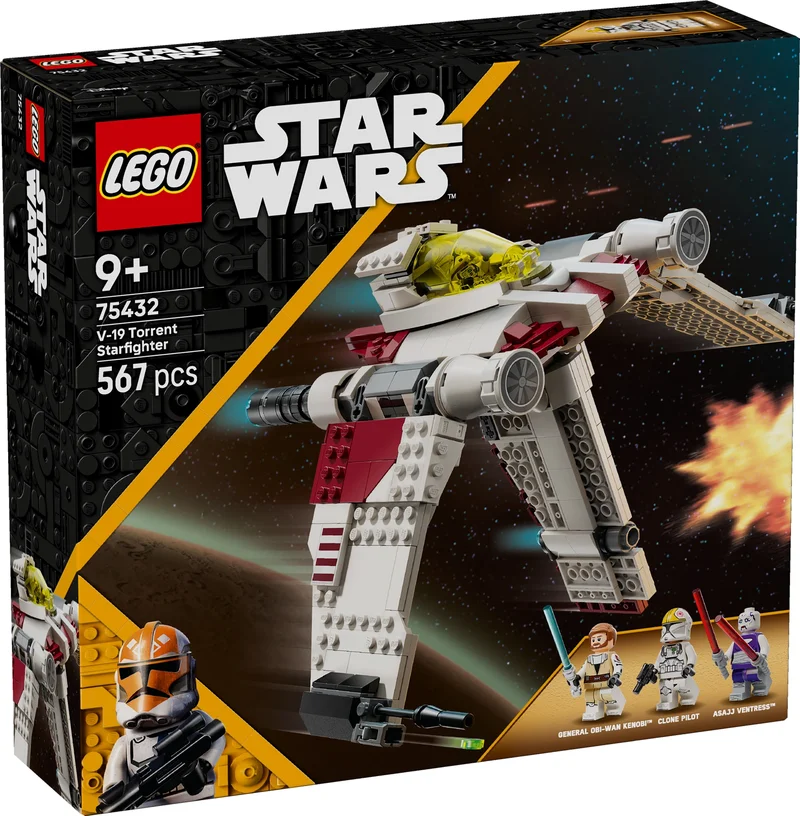 Product Image for LEGO Star Wars: The Clone Wars V-19 Torrent Starfighter Set 75432