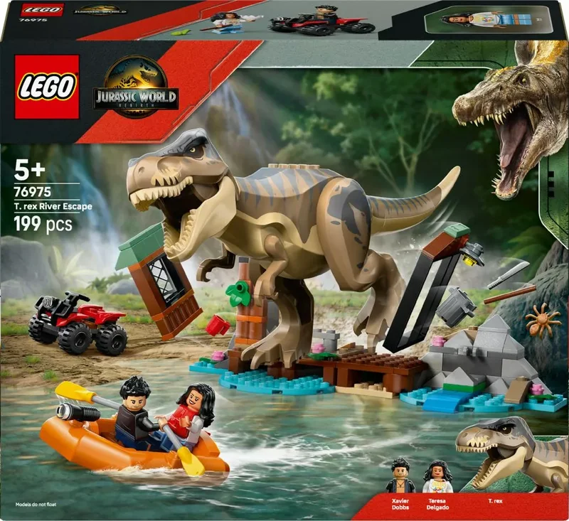 Product Image for LEGO Jurassic World Flodflykt med T. rex 76975