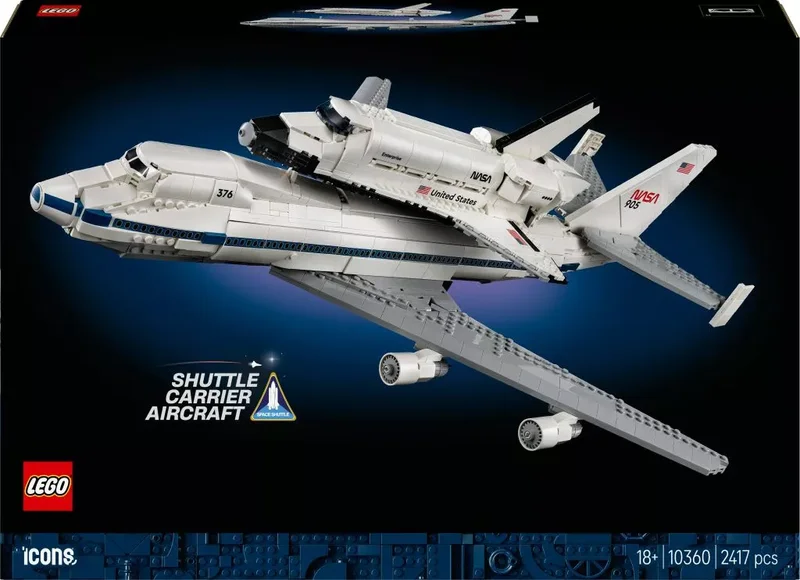 Product Image for LEGO Icons Shuttle Carrier Aircraft 10360