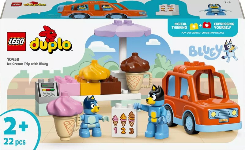 LEGO DUPLO Bluey Glassutflykt med Bluey 10458