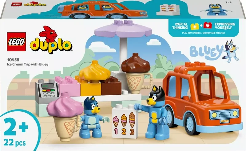Product Image for LEGO DUPLO Bluey Glassutflykt med Bluey 10458