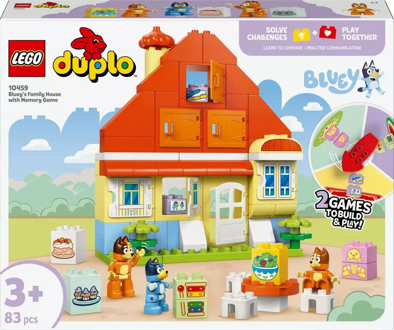 LEGO DUPLO Bluey Blueys hus med memoryspel 10459