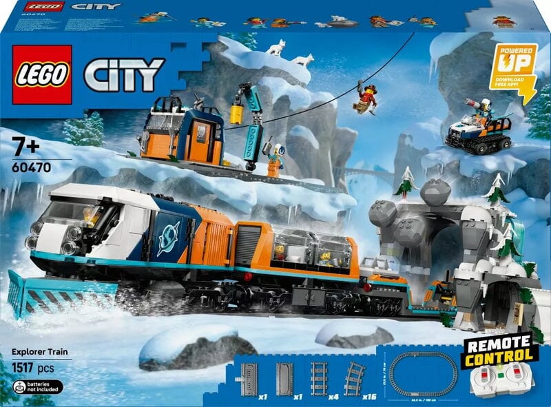 LEGO City Polarutforskarnas arktiska expresståg 60470