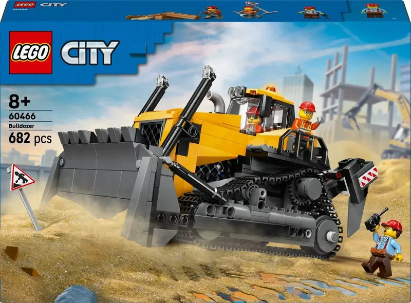 Product Image for LEGO City Gul bulldozer 60466