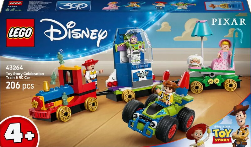 LEGO Disney Pixar Toy Story kalaståg och bilen RC 43264