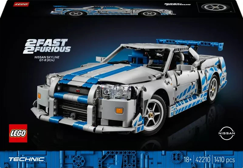 Product Image for LEGO Technic 2 Fast 2 Furious Nissan Skyline GT-R (R34) bil 42210